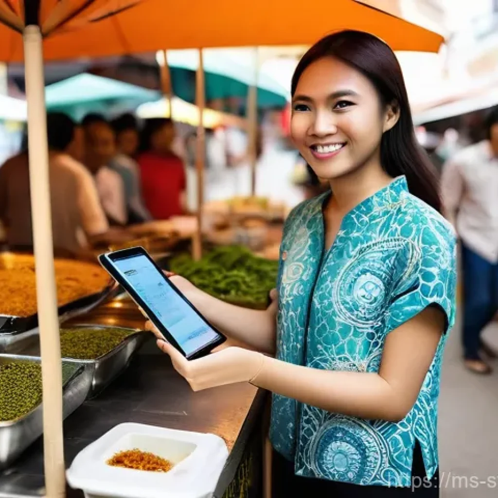 린 스타트업의 성공적인 사업 모델 수립 - **Prompt: Malaysian Food Startup MVP Launch**
"A vibrant and bustling outdoor market in Kuala Lu...