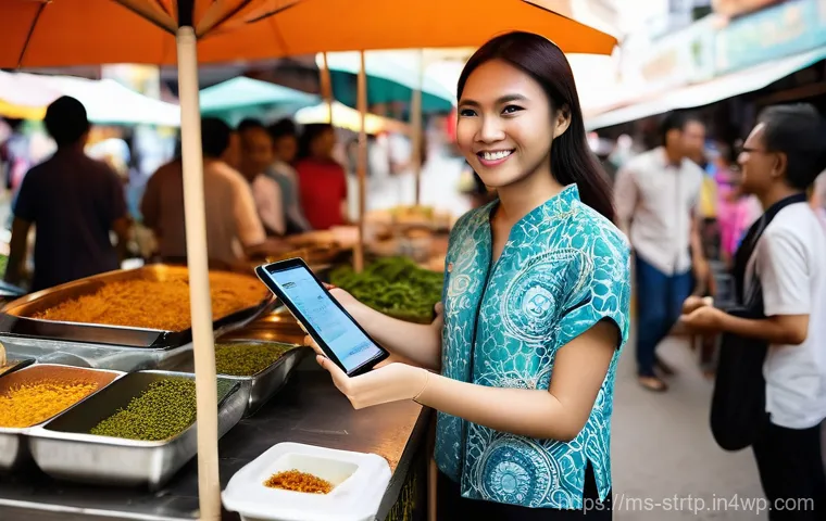 린 스타트업의 성공적인 사업 모델 수립 - **Prompt: Malaysian Food Startup MVP Launch**
    "A vibrant and bustling outdoor market in Kuala Lu...
